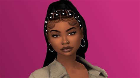 New Year Another Black Sim The Sims 4 Cas Cc Links Youtube