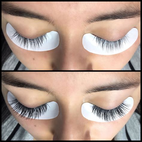 Before After Of Classic Lash Extensions Eyelash Extentions Eyelash