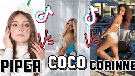 piper rockelle vs coco quinn vs corinne joy tiktok compilation youtube