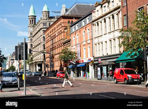 Belfast Downtown Street Northern Ireland Uk Stock Photo Royalty