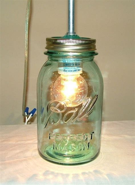 Aqua Ball Perfect Mason Glass Canning Jar Lights