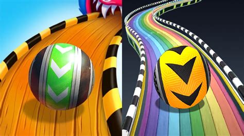 Rolling Balls 3d Vs Rolling Ball Sky Escape All Levels Android Ios