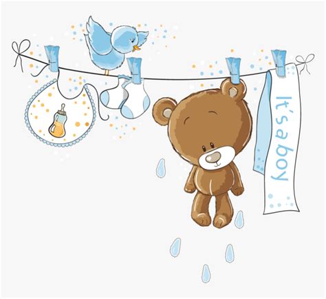 Baby Shower Boy Clipart Free Hd Png Download Kindpng
