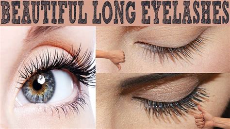 How To Get Beautiful Long Eyelashes Naturally Get Thicker Longer