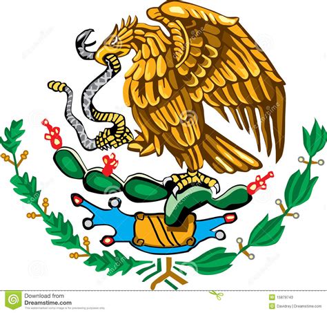 Check spelling or type a new query. Mexican coat of arms color stock vector. Illustration of ...