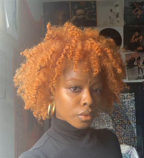 Burnt Orange Hair Color On Natural Hair Shemeka Nielson