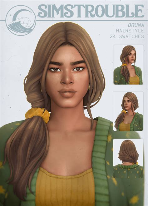 Sims 4 Bruna By Simstrouble Base Game Compatible 24 The Sims Book