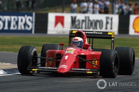 Alain prost logra ese año 4 victorias y 76 puntos que le valdrían su tercer campeonato del mundo de fórmula 1. Alain Prost, Ferrari 641/2 - Grand Prix de Grande-Bretagne - Photos Formule 1 - Motorsport.com