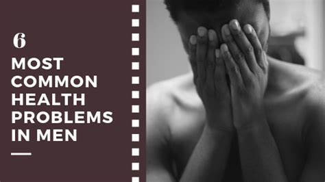 6 Most Common Health Problems In Men South Africa Today