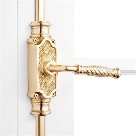 Havering Brass Door Cremone Bolt Polished Brass Signature Hardware