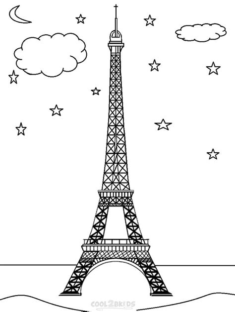 Coloriages Tour Eiffel Coloriages Gratuits à Imprimer
