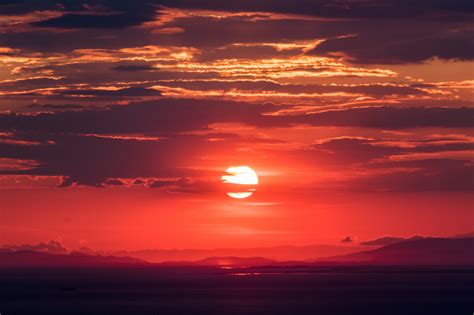 Wallpaper Sun Sunset Sky 6000x4000 4kwallpaper 1186044 Hd