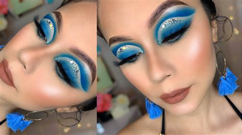 Maquillaje Azul Cut Crease 2020 Youtube
