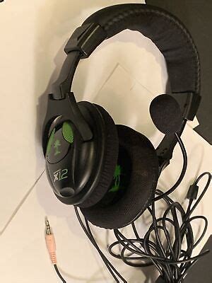 Turtle Beach Ear Force X12 Green Black Headband Headsets 731855022557