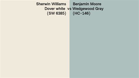 Sherwin Williams Dover White Sw 6385 Vs Benjamin Moore Wedgewood Gray