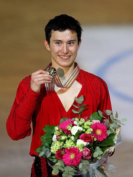 Nice France March 31 Patrick Chan Of Canada Is Receives The Gold