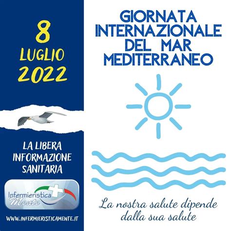 8 luglio 2022 giornata internazionale del mar mediterraneo infermieristicamente nursind il
