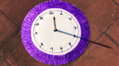 Diy Sundial For School Project Youtube