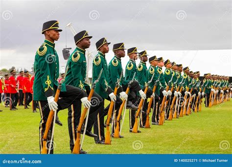 South African Defence Force Soldiers On Parade Editorial Photo Image