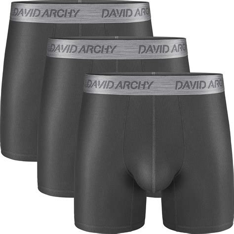 david archy men s 3 pack luxury micro modal underwear breathable ultra soft comfort lightweight