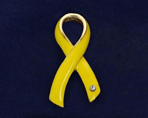 Large Yellow Ribbon Pins 36 Pins Wholesale Pins Ribbon Bracelets