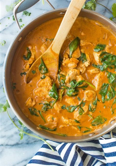 Tomato Coconut Curry Chicken A Saucy Kitchen