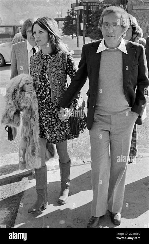 Claudine Longet And Ex Husband Andy Williams Walk Toward The Pitkin