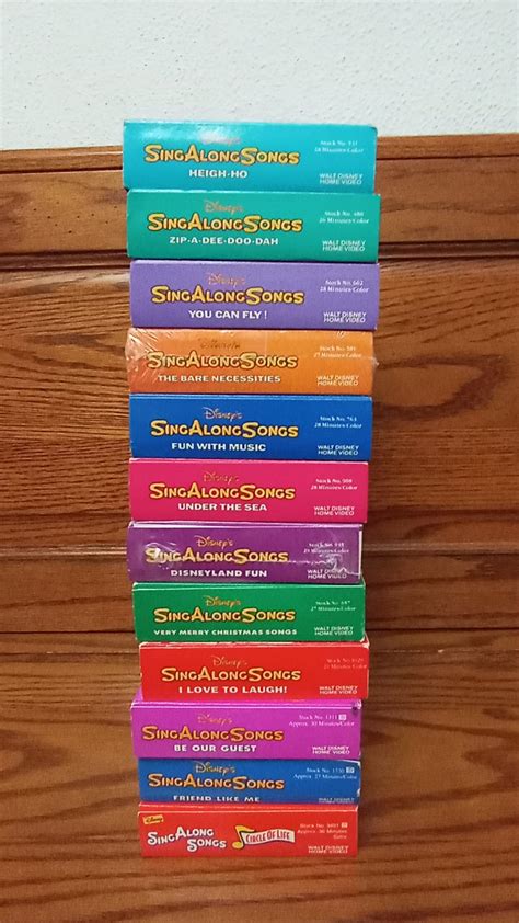 Disney Sing Along Songs Vhs Lot Porn Sex Picture