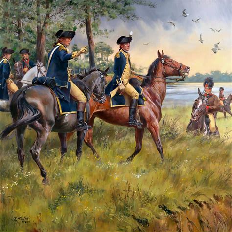 General Lafayette During The Yorktown Virginia Campaign Of 1781 By