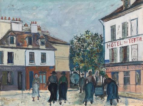 Maurice Utrillo 1883 1955 Painting Building Art Art