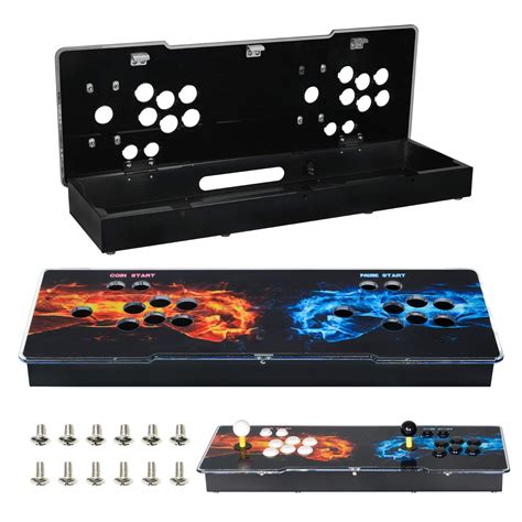Buy Tapdra Diy Acrylic Panel And Metal Arcade Case Kit For 2 Player 2p