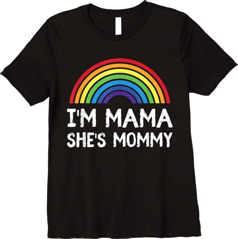 Shop Im Mommy Shes Mama Lesbian Mom T Gay Pride Lgbt Mother T Shirts Teesdesign