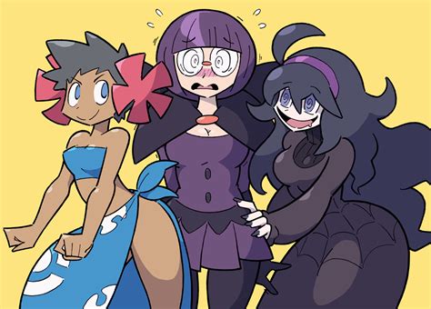 Hex Maniac Shauntal And Phoebe Pokemon And 4 More Drawn By