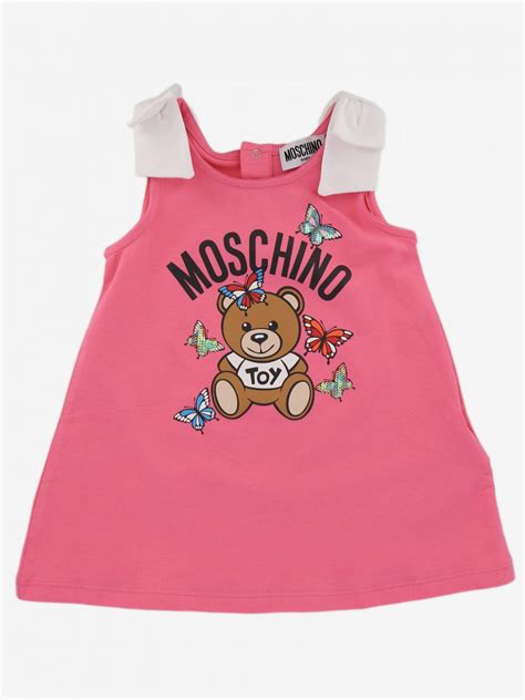 MOSCHINO BABY: Romper kids | Romper Moschino Baby Kids Pink | Romper Moschino Baby MDV086 LBA00 ...