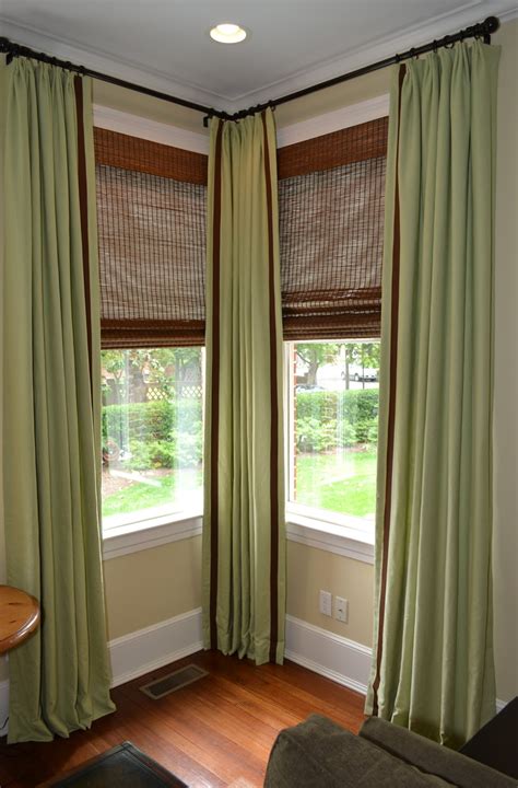 Corner Window Curtain Rods Home Design Ideas