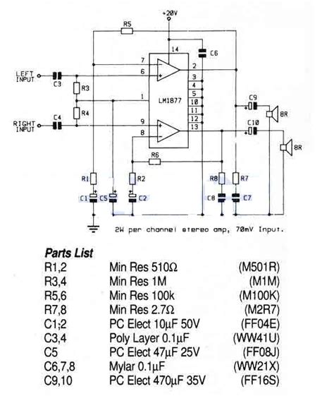 Amplifier Circuit Diagram Simple