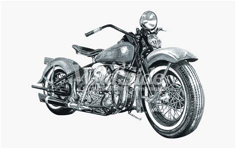 Harley Davidson Panhead Drawing Free Transparent Clipart Clipartkey