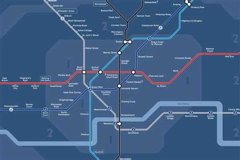 Night Tube Map First Look At The Official Map For Londons New Service