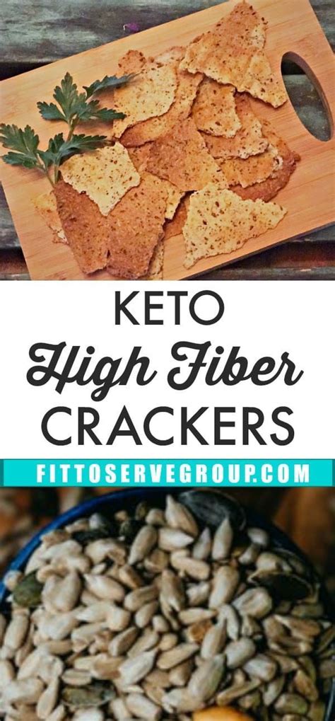 Getting enough fiber on the keto diet can be difficult, leading to regularity challenges. Tasty Keto High Fiber Crackers · Fittoserve Group | High ...