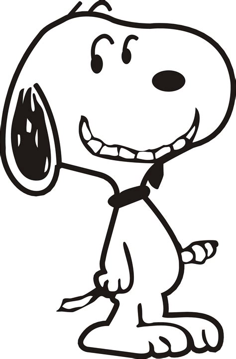 Snoopy Outline Svg Files