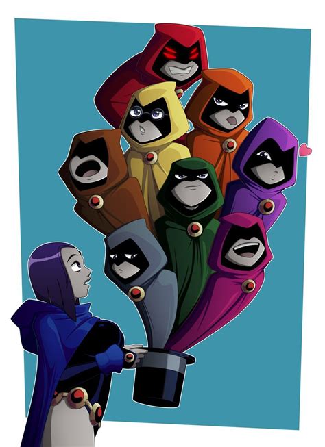 Raven Y Sus Personalidades Raven Teen Titans Go Raven Teen Titans Teen Titans