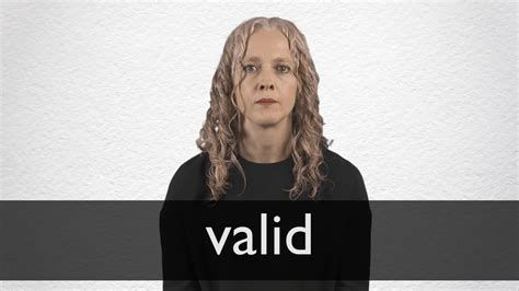 How To Pronounce Valid In British English Youtube