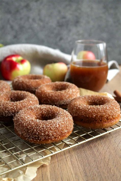 They are cake doughnuts and get their flavor from cinnamon, nutmeg and apple cider used in the batter. Baked Apple Cider Donuts | katiebirdbakes.com-7 ...