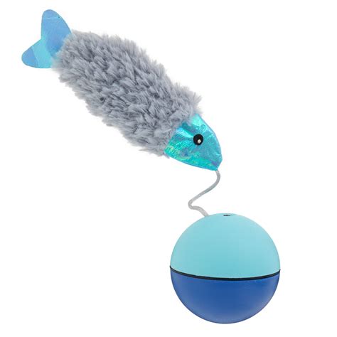 The da bird can be used with many attachment variaties, incliuding the sparkly, super refill, kitty puff, cat catcher mouse, attachments made by frenzy cat toys and hyendry. Whisker City® Ball & Fish Motion Cat Toy - Catnip | Cat ...