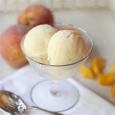 Homemade Peach Ice Cream Recipe From Lana S Cooking