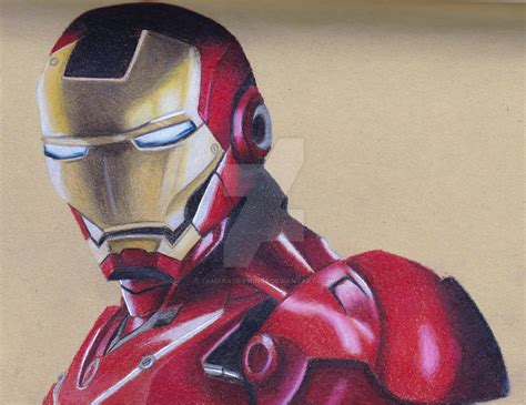 Iron Man Realistic Drawing By Tamaradrawings On Deviantart