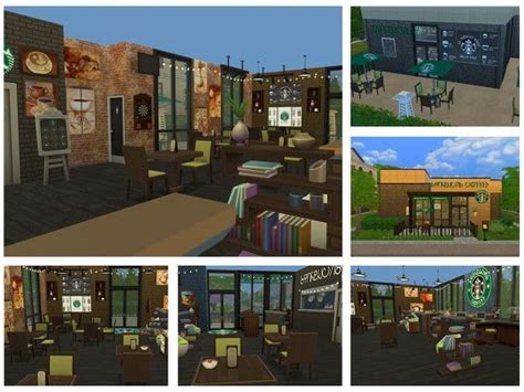 Brittpinkiesims Simlish Starbucks Set Part 2 • Sims 4 Downloads