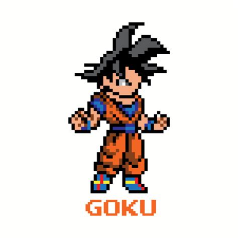 All clipart images are guaranteed to be free. Dragon Ball Z Pixel Goku - Goku - Tote | TeePublic