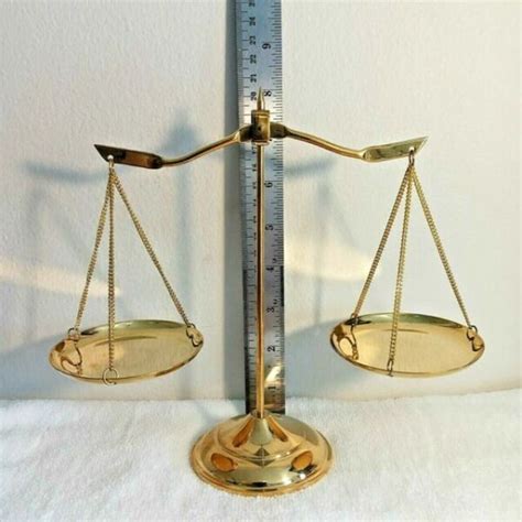 Brass Balance Justice Law Scale Decoration For Sale Online Ebay