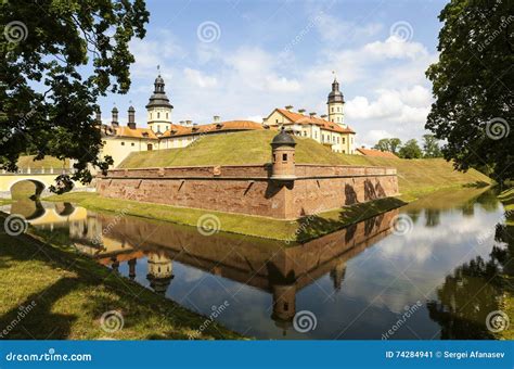 The Palace And Castle Complex Nesvizh Castle Belarus Stock Image